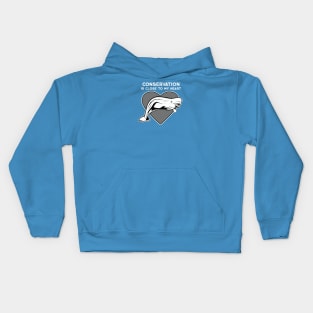 Beluga Conservation Heart Kids Hoodie